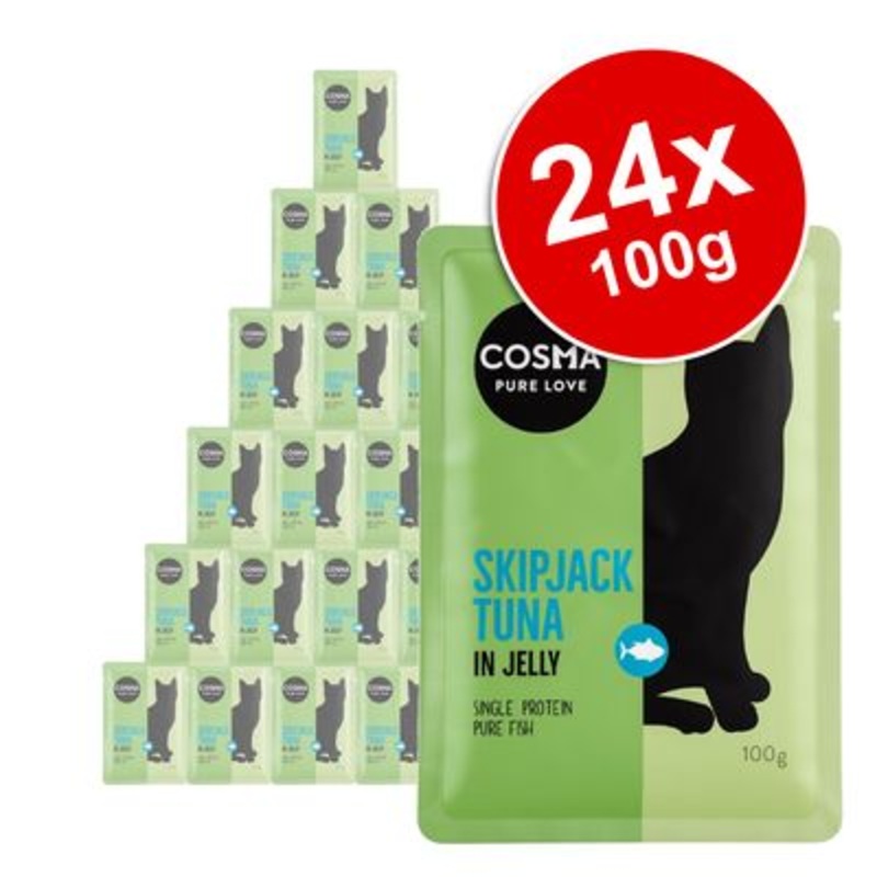 Cosma Original Pouches in Jelly Saver Pack 24 x 100g