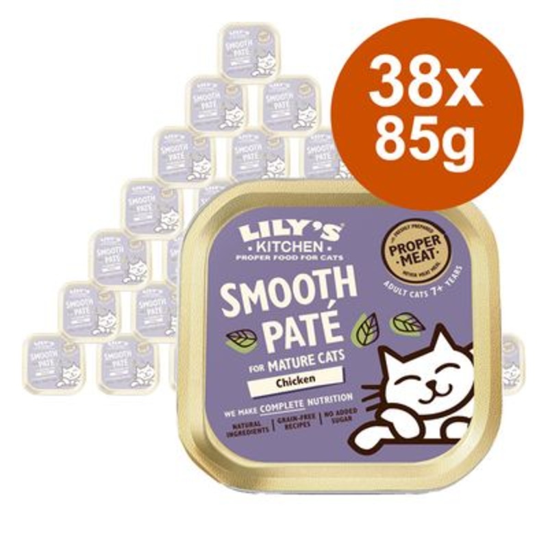 Lily's Kitchen Senior Smooth Pat Selection Saver Pack 38 x 85g