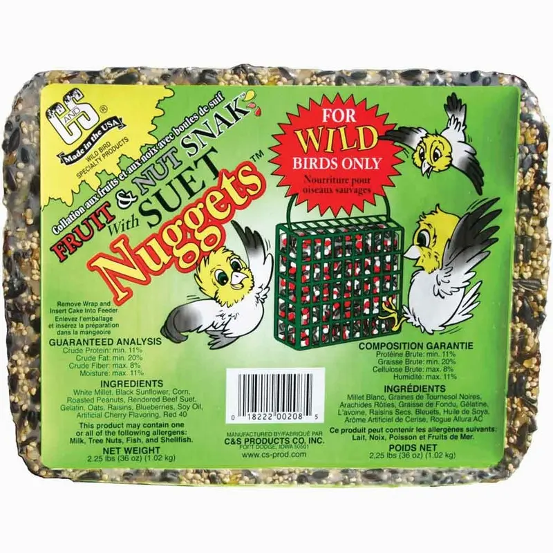 Fruit & Nut Snak Cake with Suet Nuggets 2.25 lb