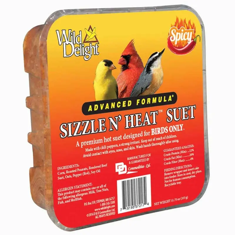 WILD DELIGHT SIZZLE N' HEAT SUET 11.75 OZ