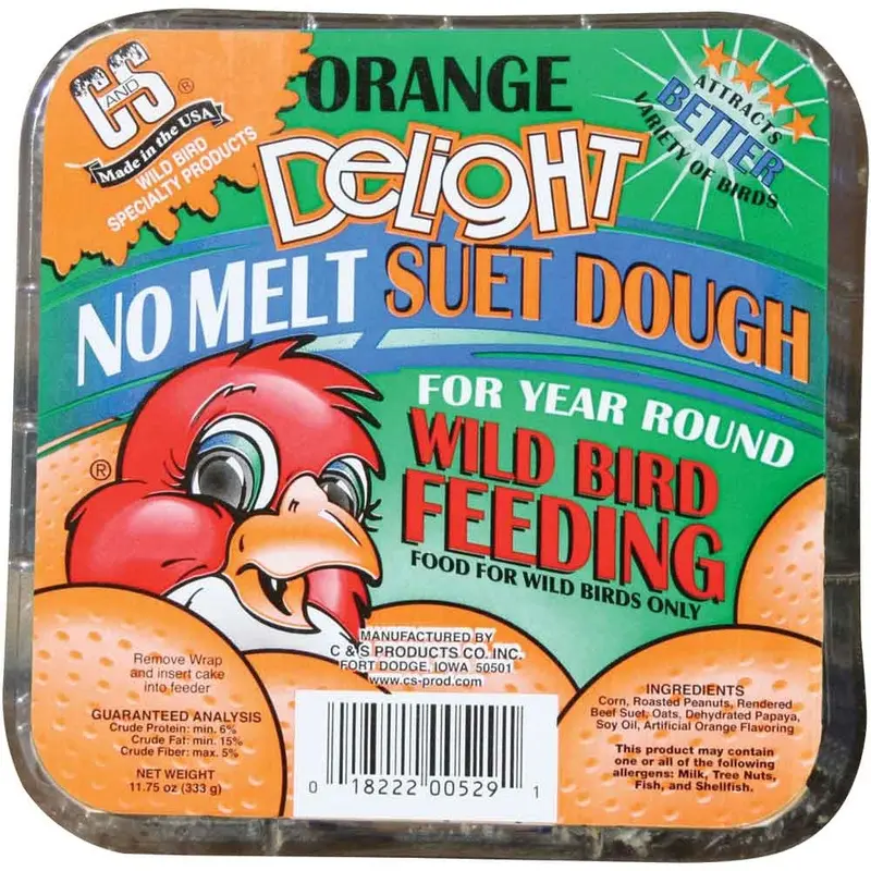 C&S - No Melt Suet Orange Delight - 11.75