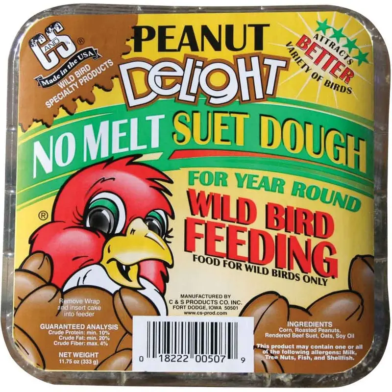 C&S - No Melt Suet Peanut Delight -11.75 oz