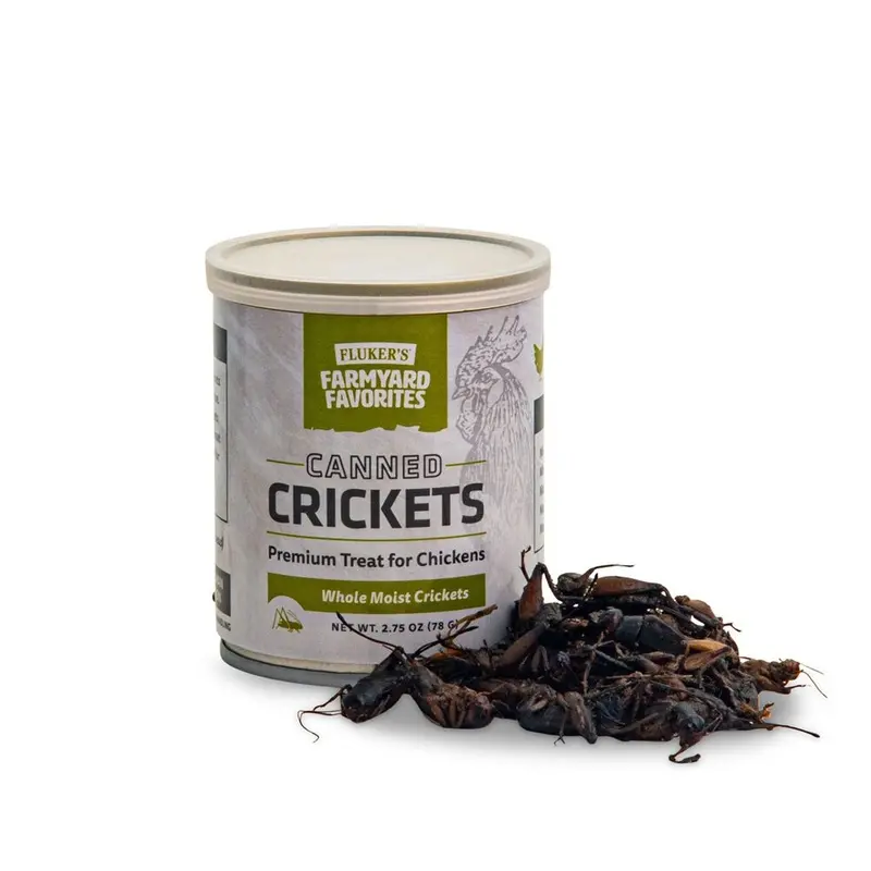 Flukers - Farmyard Favorites - Canned Crickets 2.75oz