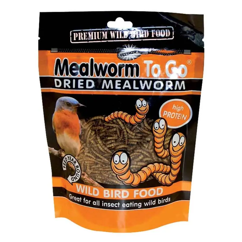 Mealworms to Go - Dried - 3.52 oz.