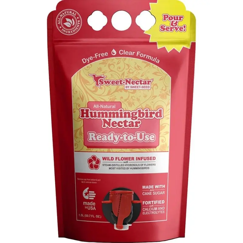 Sweet Seed - Ready-to-Use Hummingbird Nectar 1.5L Bag