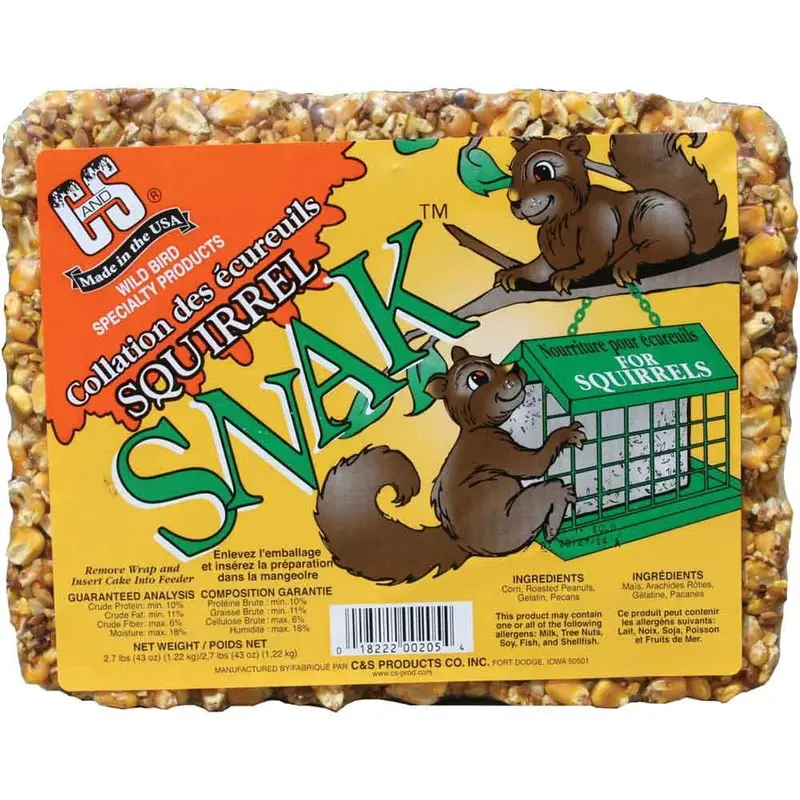 Wild Bird Squirrel Snak Cake - 2.7 lb.
