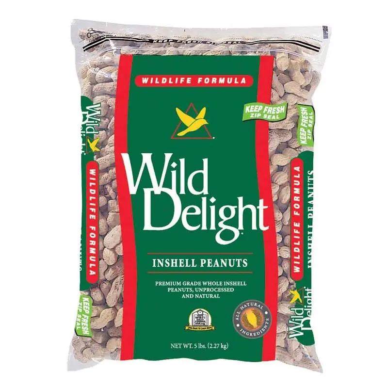 WILD DELIGHT INSHELLED PEANUTS - 5 LB.