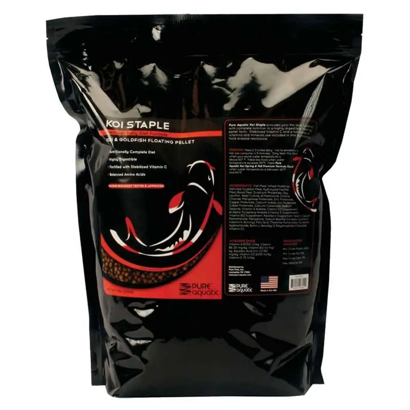 Pure Aquatic - Koi Staple - 7lb - 5mm - 3/16in Float Pell