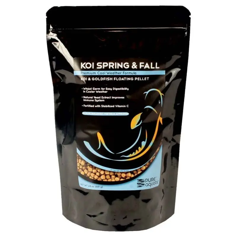 Pure Aquatic Koi Spring & Fall 24oz 3/16in Floating Pellets