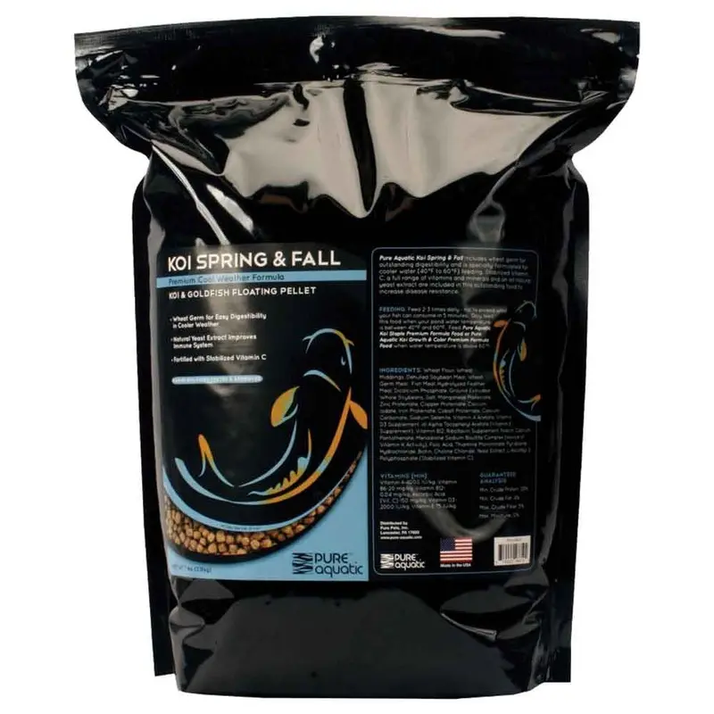 Pure Aquatic - Koi Sprng & Fll - 7lb - 5mm-3/16in Float Pell