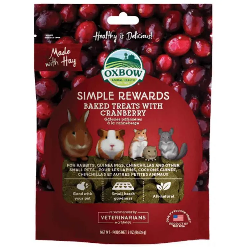 Simple Rewards Baked Treats - Cranberry 2 oz.