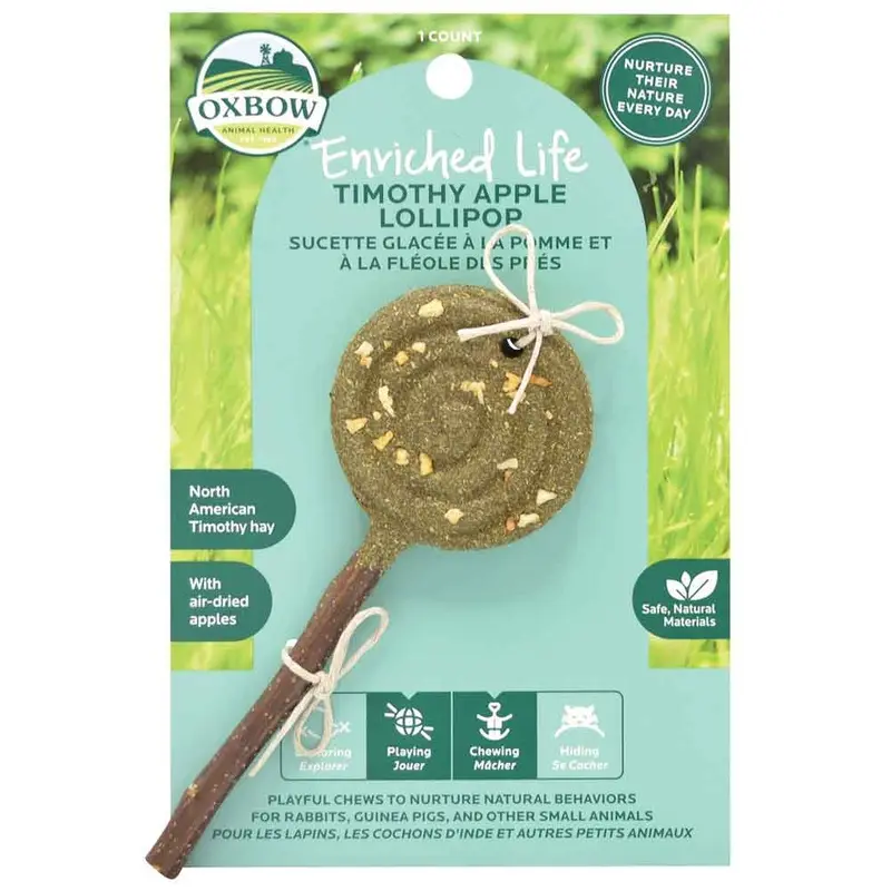 Oxbow - Enriched Life - Timothy Lollipop - Apple