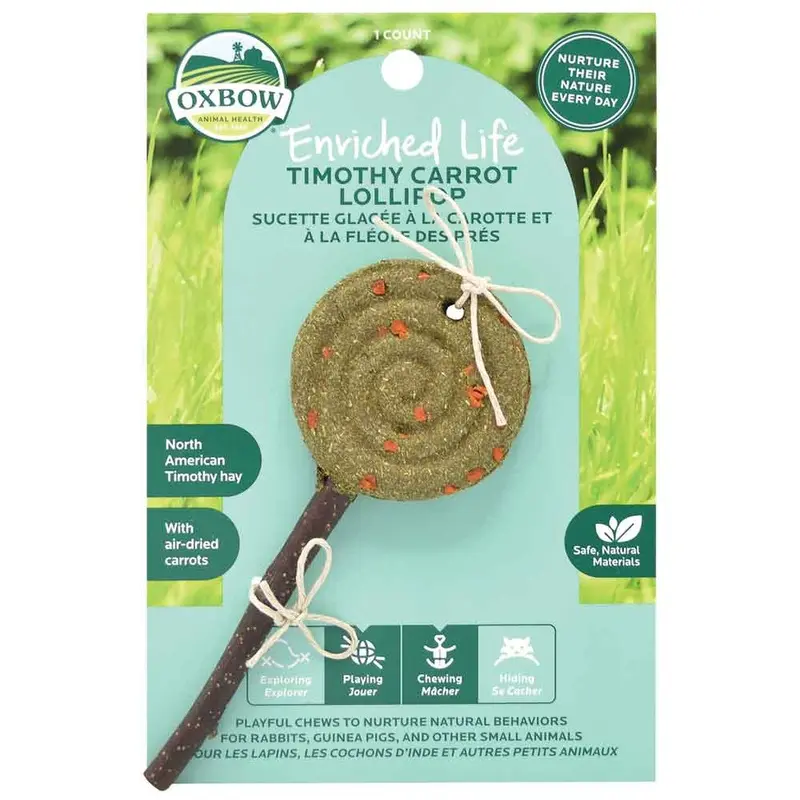 Oxbow - Enriched Life - Timothy Lollipop - Carrot