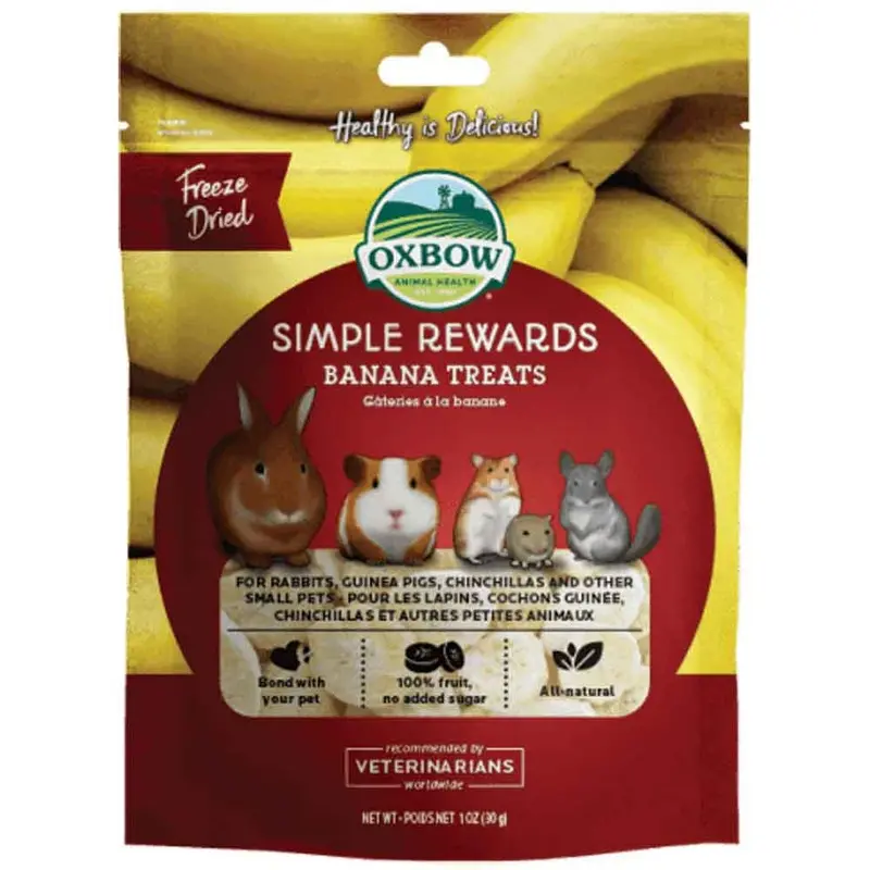 Oxbow Simple Rewards Treats - Banana - 1 oz.