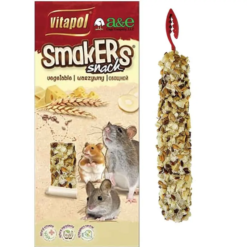 Smakers Small Animal Treat Sticks - Strawberry - 2pk