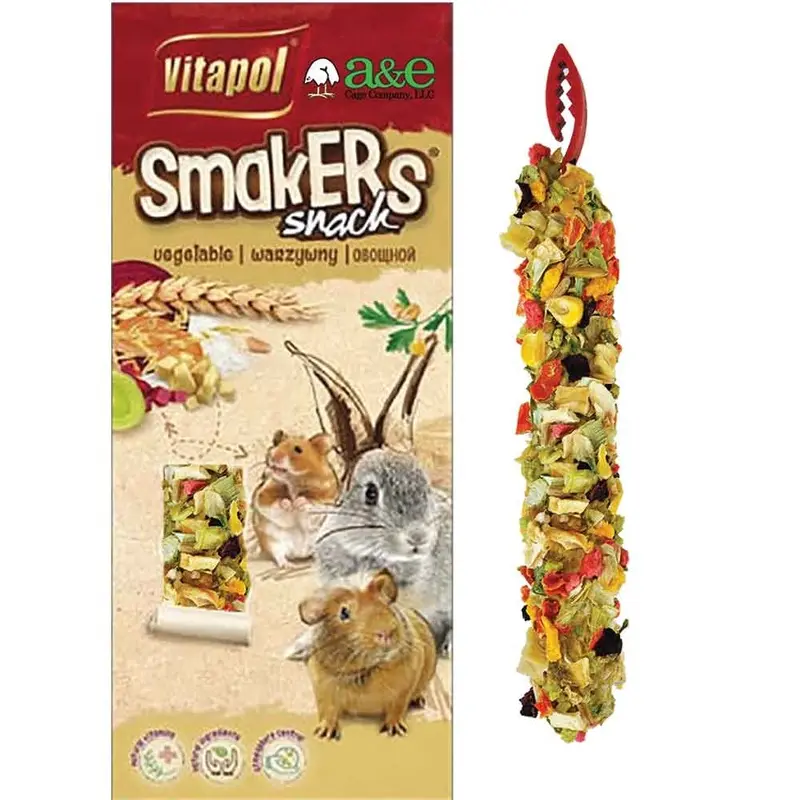 Smakers Small Animal Treat Sticks - Vegetable - 2pk