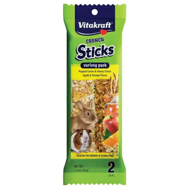 Vitakraft Crunch Sticks - Variety Pk - Rabbit & G Pig - 3 oz