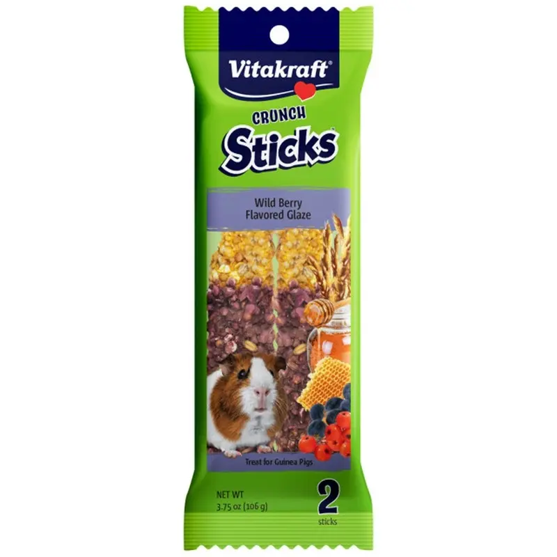 Vitakraft Crunch Sticks - Wildberry Honey - 3.75 oz - 2 pk