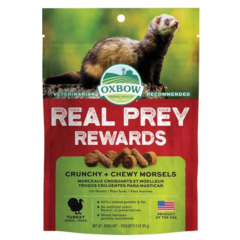 Oxbow Real Prey Rewards Ferret Treat - Turkey