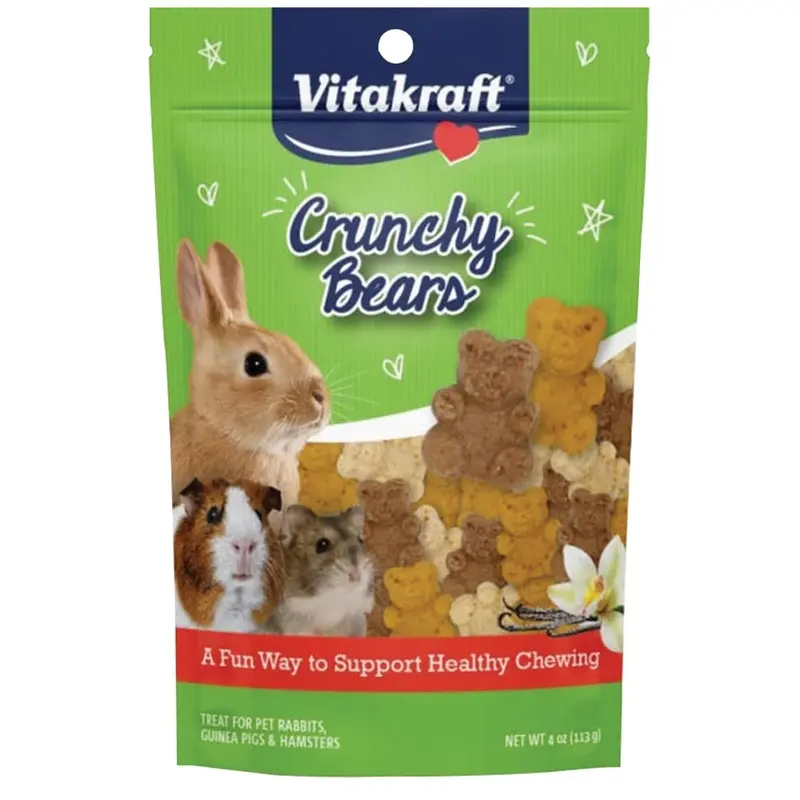 Vitakraft Crunchy Bears - 4 oz