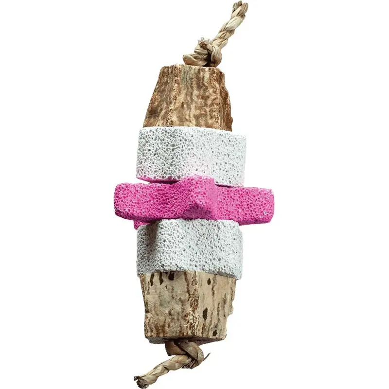 A&E SMALL PET TOY - NIBBLES - PUMICE STAR BRIGHT