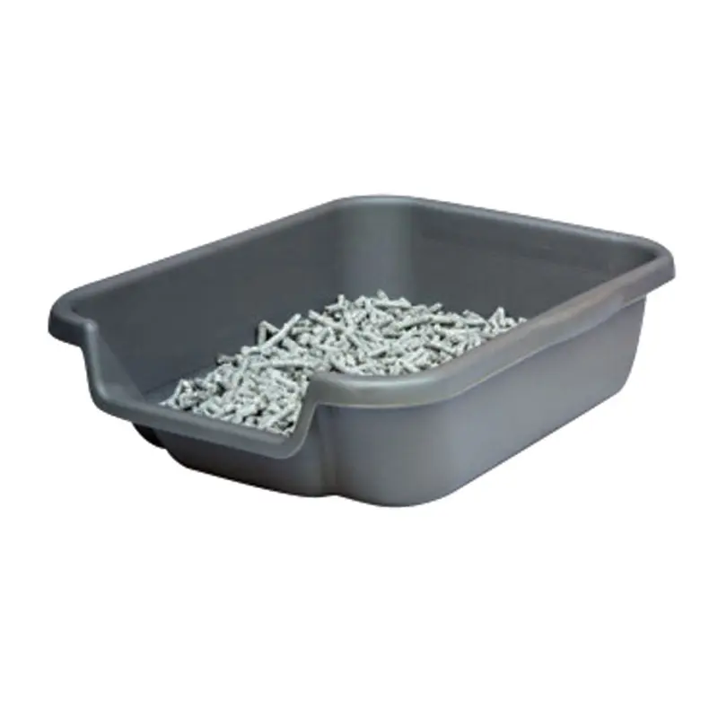 Peck Rock BunnyGoHere Small Animal Pan - Gray - Small