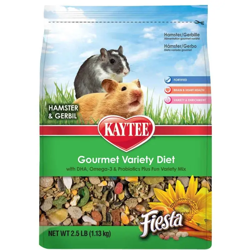 FIESTA FOOD  - HAMSTER & GERBIL - 2.5 LB.