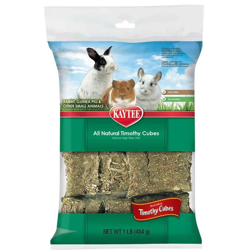 Kaytee Natural Timothy Cubes Hay - 1 lb.