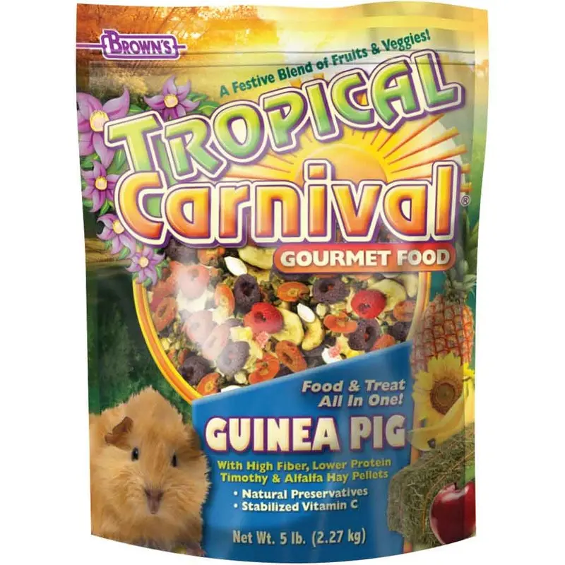 TROPICAL CARNIVAL GUINEA PIG FOOD - 5 LB.