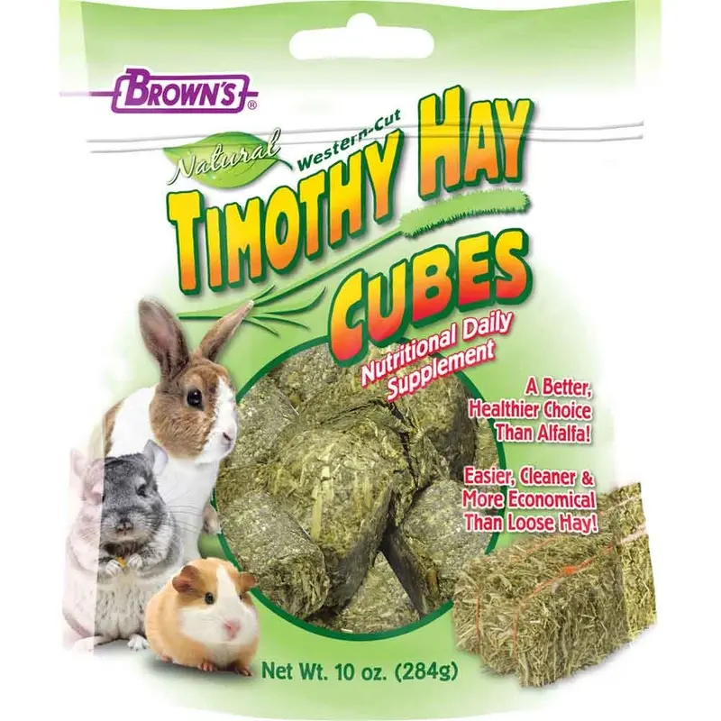 Browns Timothy Hay Cubes - 10 oz.