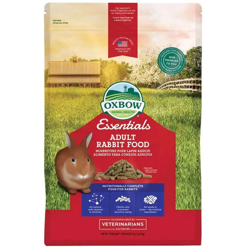 OXBOW ADULT RABBIT FOOD - 10 LB.