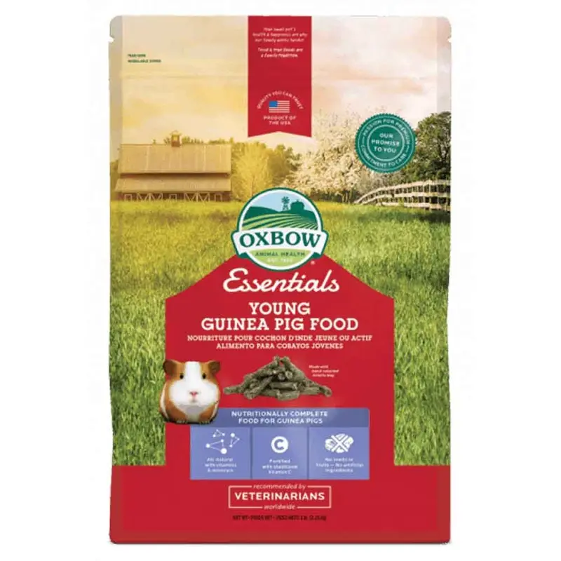 OXBOW ESSENTIALS YOUNG GUINEA PIG FOOD - 5 LB.