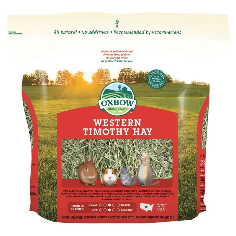 OXBOW WESTERN TIMOTHY HAY - 40 OZ.