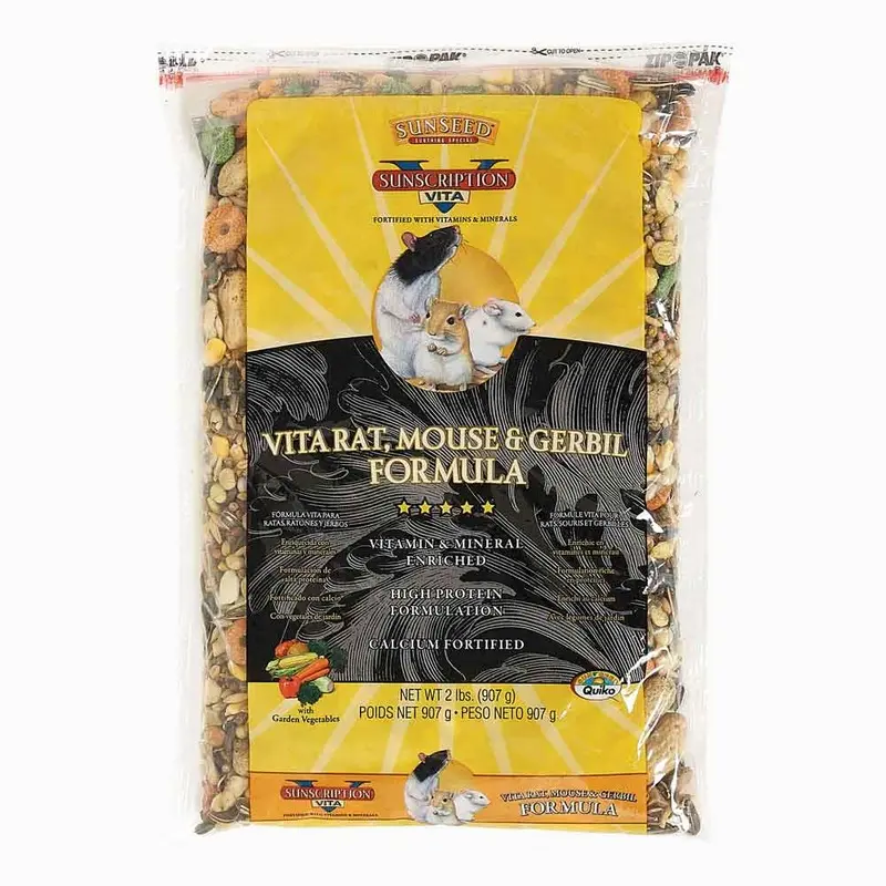 SUNSEED VITA RAT & MOUSE FORMULA - 2 LB.