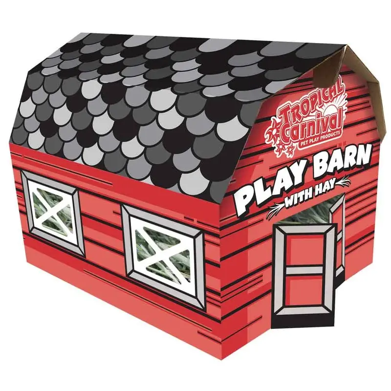 TROPICAL CARNIVAL PLAY BARN WITH HAY - 8 OZ.