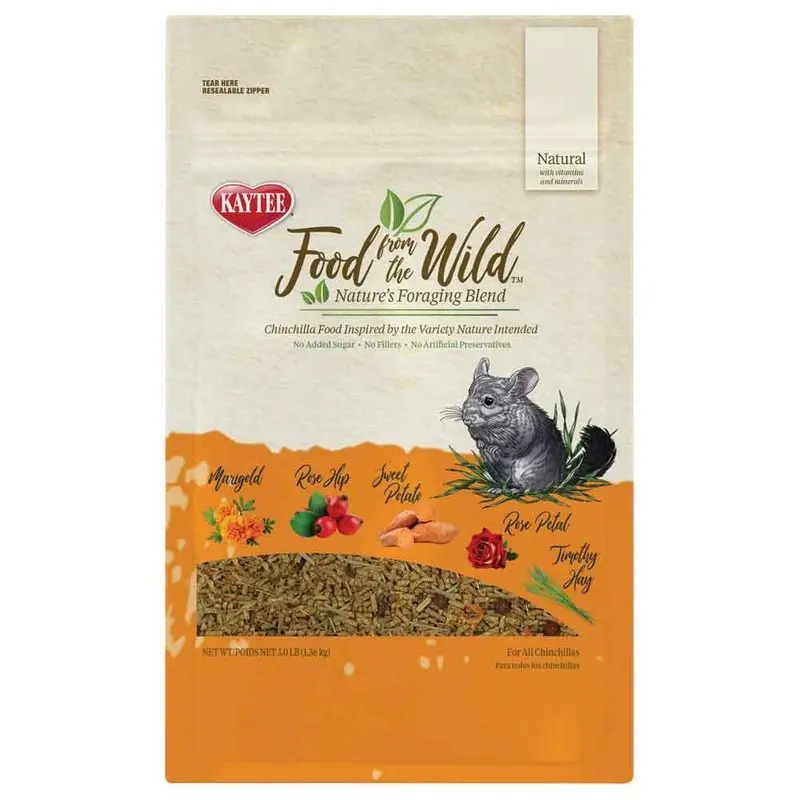 KAYTEE - FOOD FROM THE WILD - CHINCHILLA FOOD - 3 LB