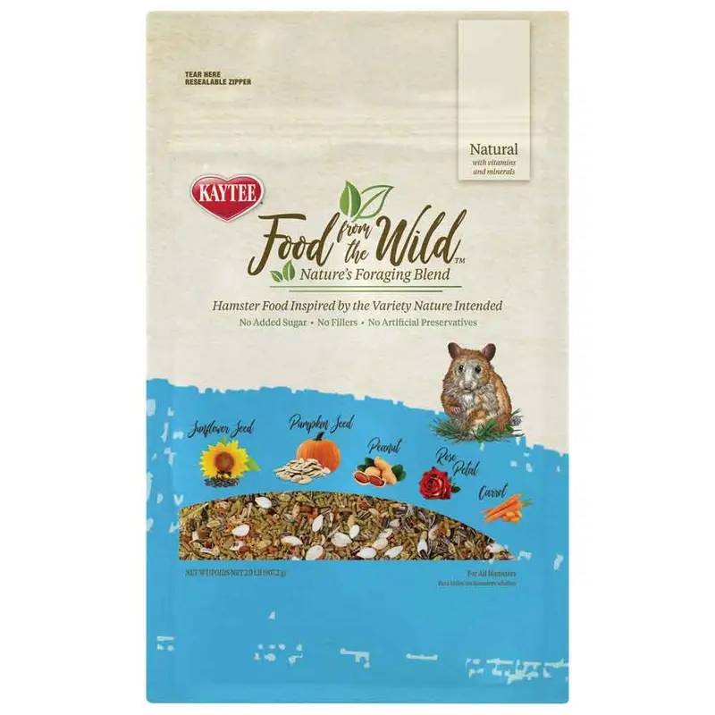KAYTEE - FOOD FROM THE WILD - HAMSTER FOOD - 2 LB