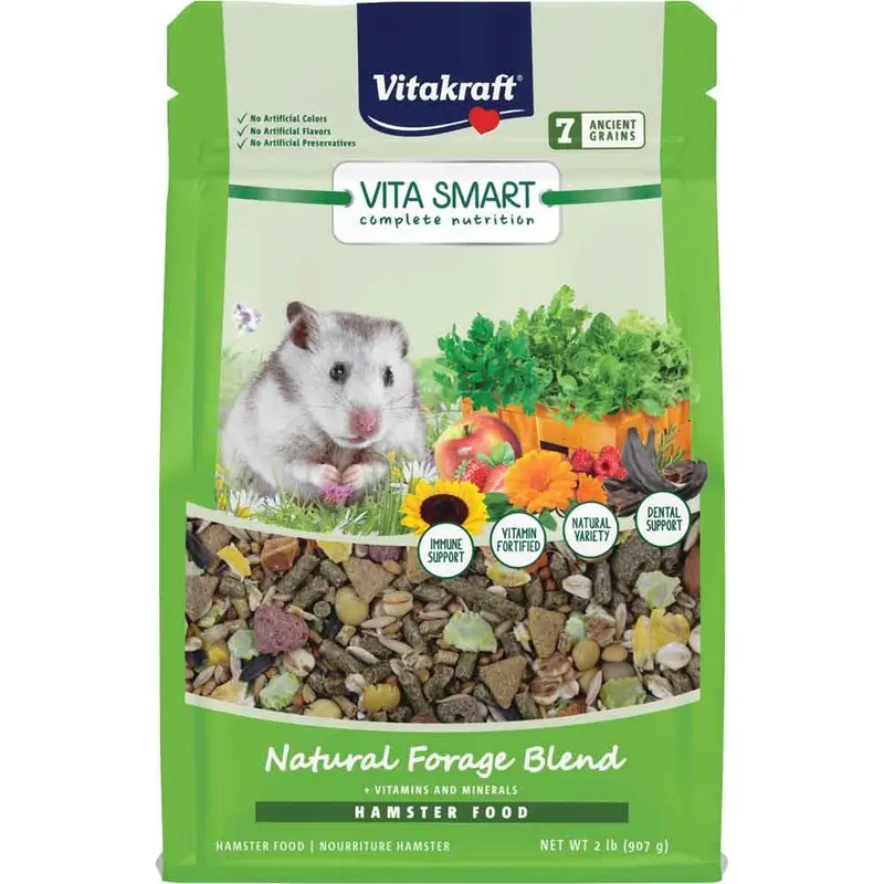 VITAKRAFT - VITA SMART - NATRL FORAGE BLEND - HAMSTER - 2 LB