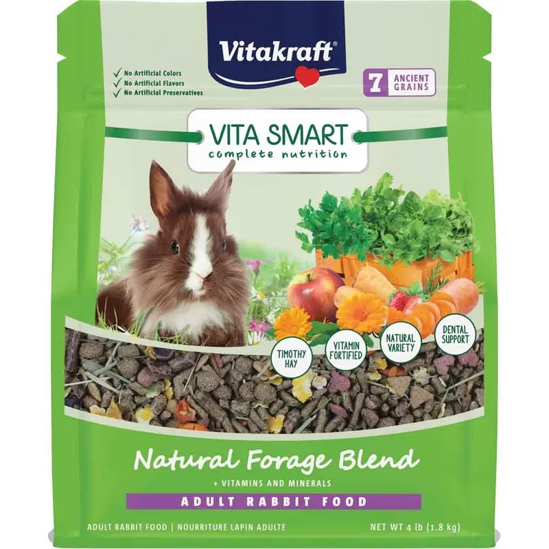 VITAKRAFT - VITA SMART - NATRL FORAGE BLEND - RABBIT - 4 LB