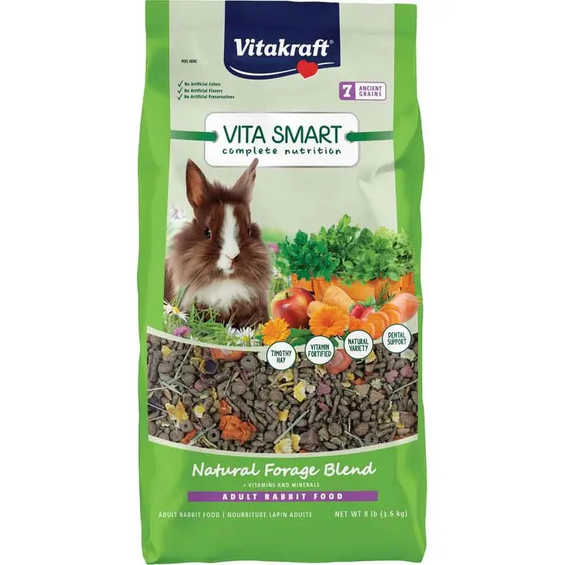 VITAKRAFT - VITA SMART - NATRL FORAGE BLEND - RABBIT - 8 LB