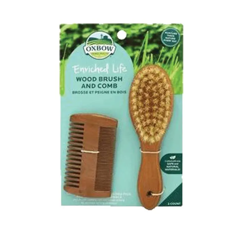 Oxbow - Enriched Life - Wood Brush & Comb
