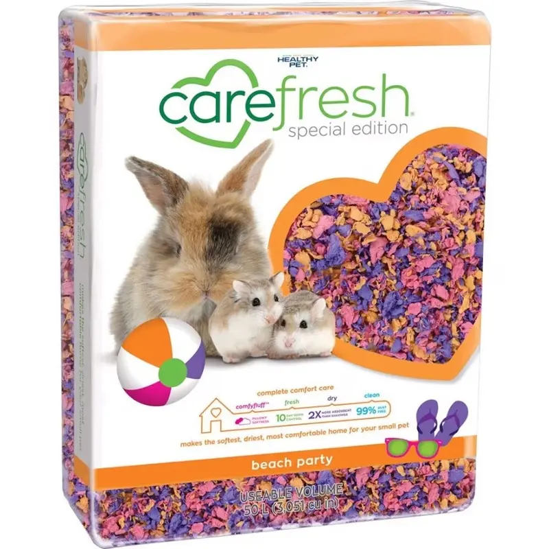 CAREFRESH - BEACH PARTY SMALL PET BEDDING 50L