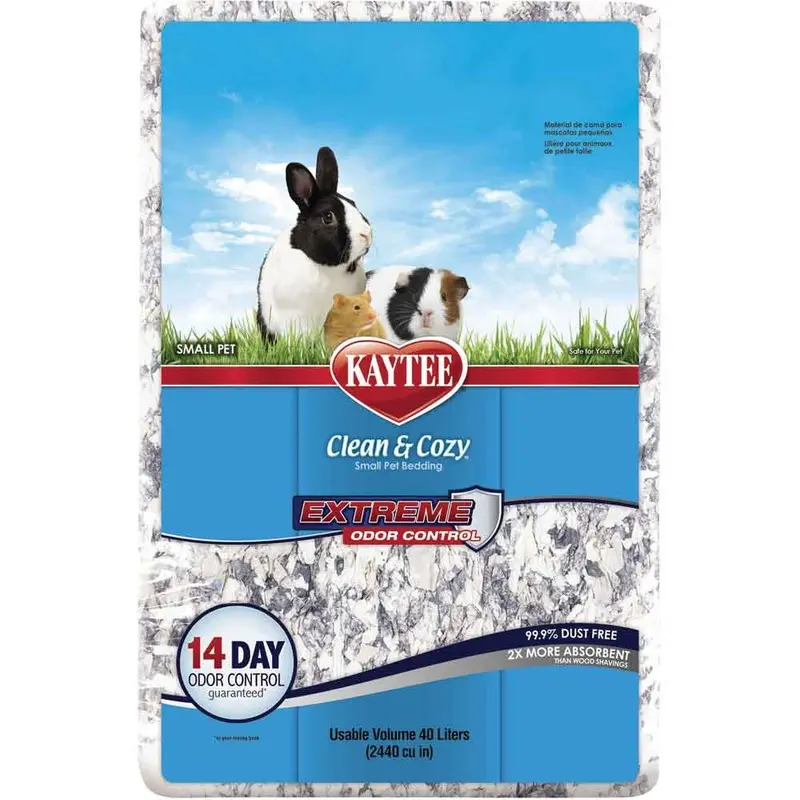 KAYTEE - CLEAN & COZY PET BEDDING - EXTREME ODOR - 40L