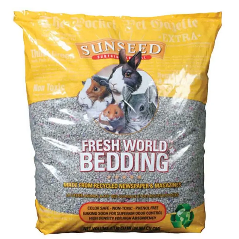 SUNSEED FRESH WORLD BEDDING - GRAY - 2130 CUBIC INCH