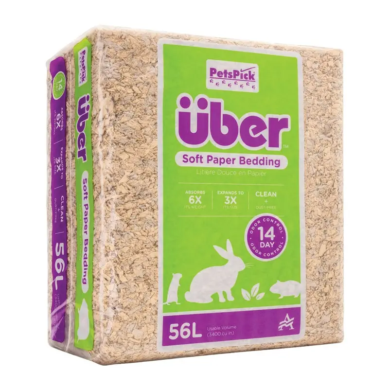 Uber Soft Paper Bedding - Natural - 56L