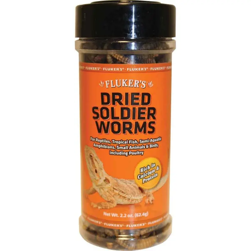 Fluker's Dried Soldier Worms - 2.2 oz