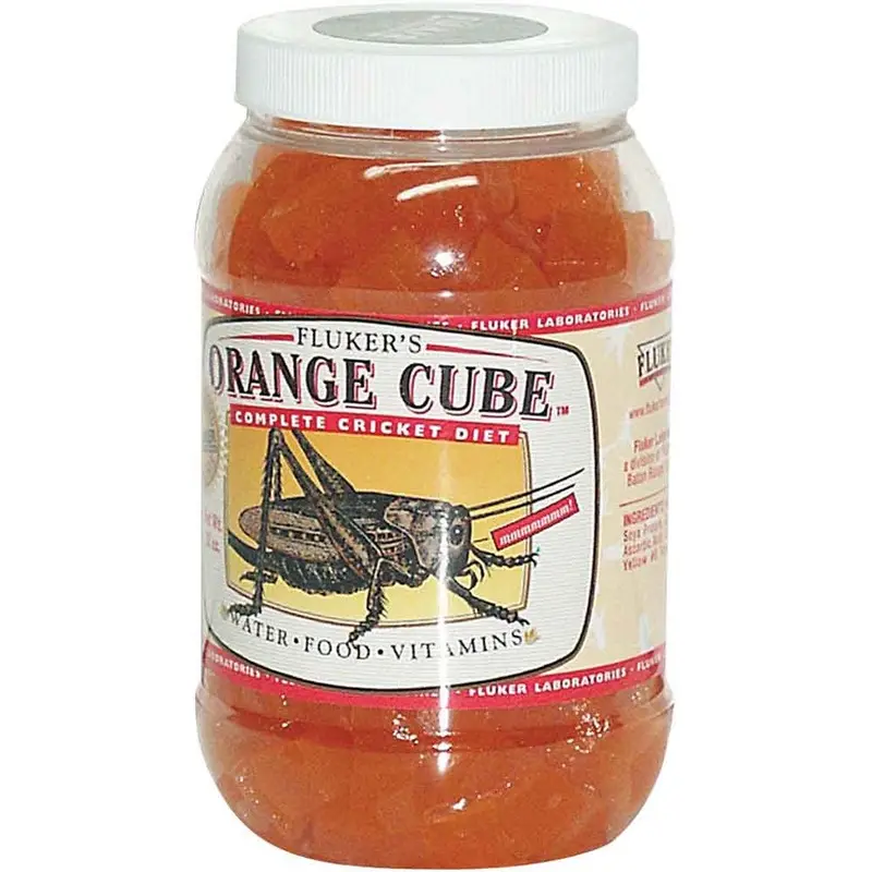 Orange Cube - Complete Cricket Diet - 12 oz.