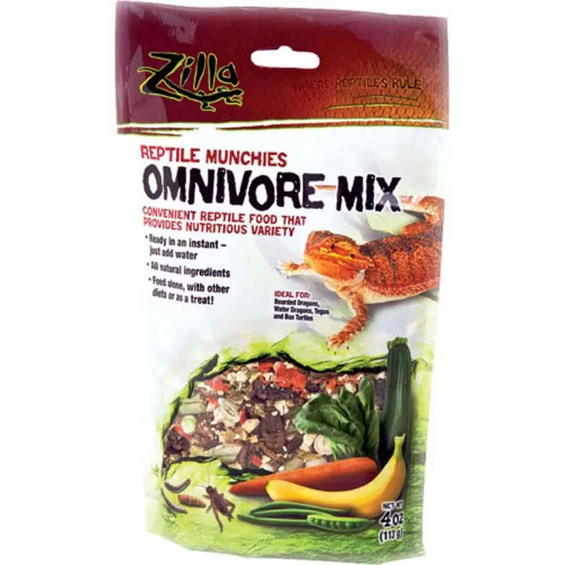 ZILLA - OMNIVORE MIX REPTILE MUNCHIES 4OZ