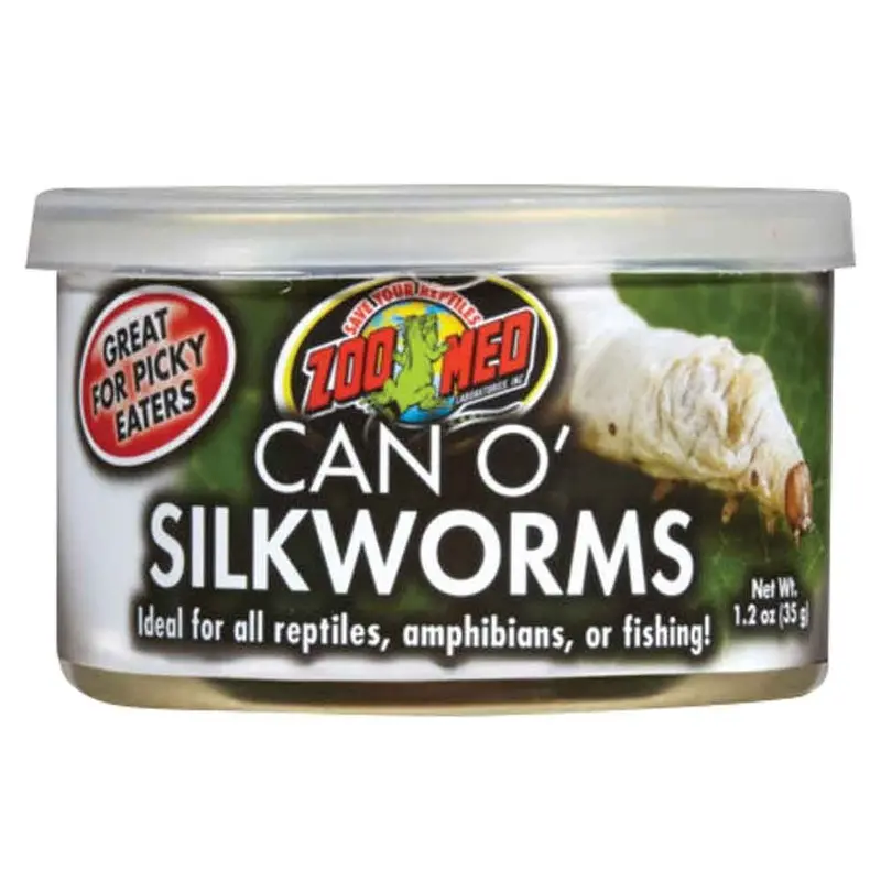 Zoo Med - Can O Silkworms 1.2oz