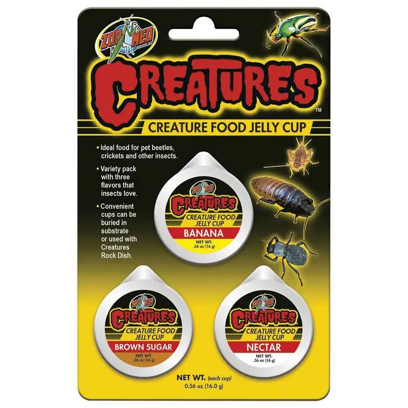 Zoo Med - Creatures Food Jelly Cup 3pk